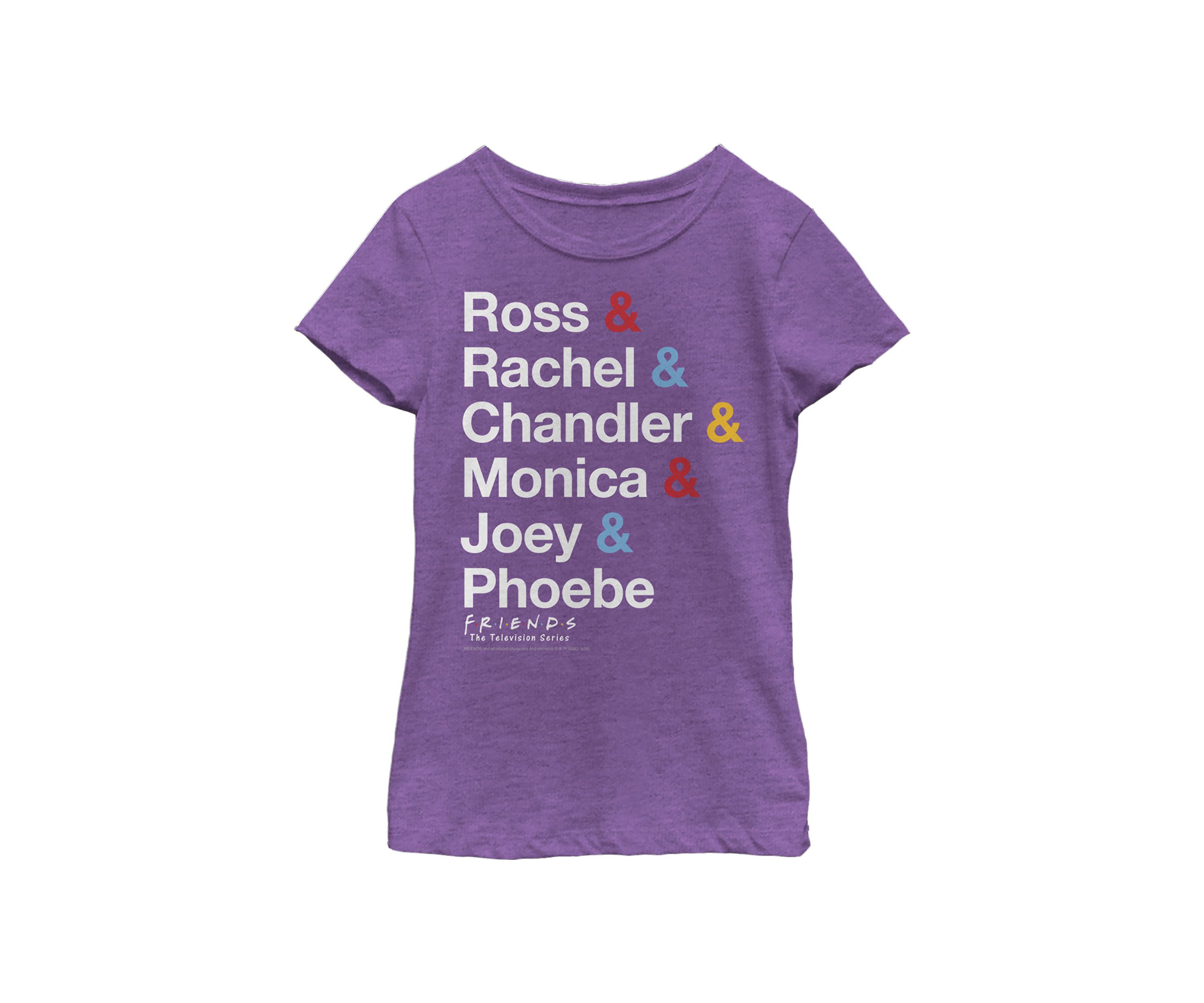 Girls 4-6x  Friends Classic Name Stack Graphic T-Shirt