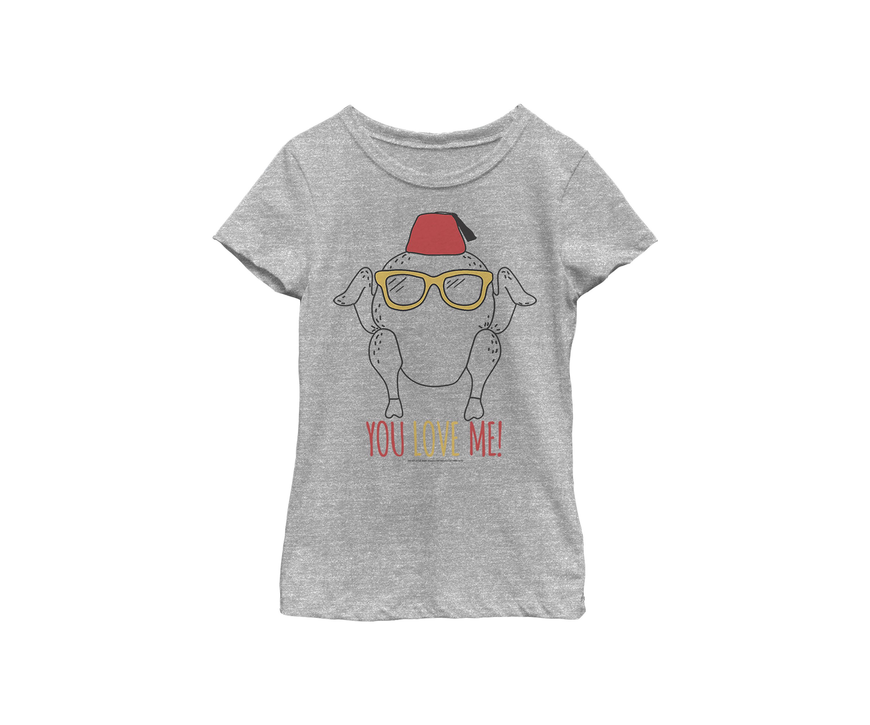 Girls 4-6x  Turkey Love Graphic T-Shirt