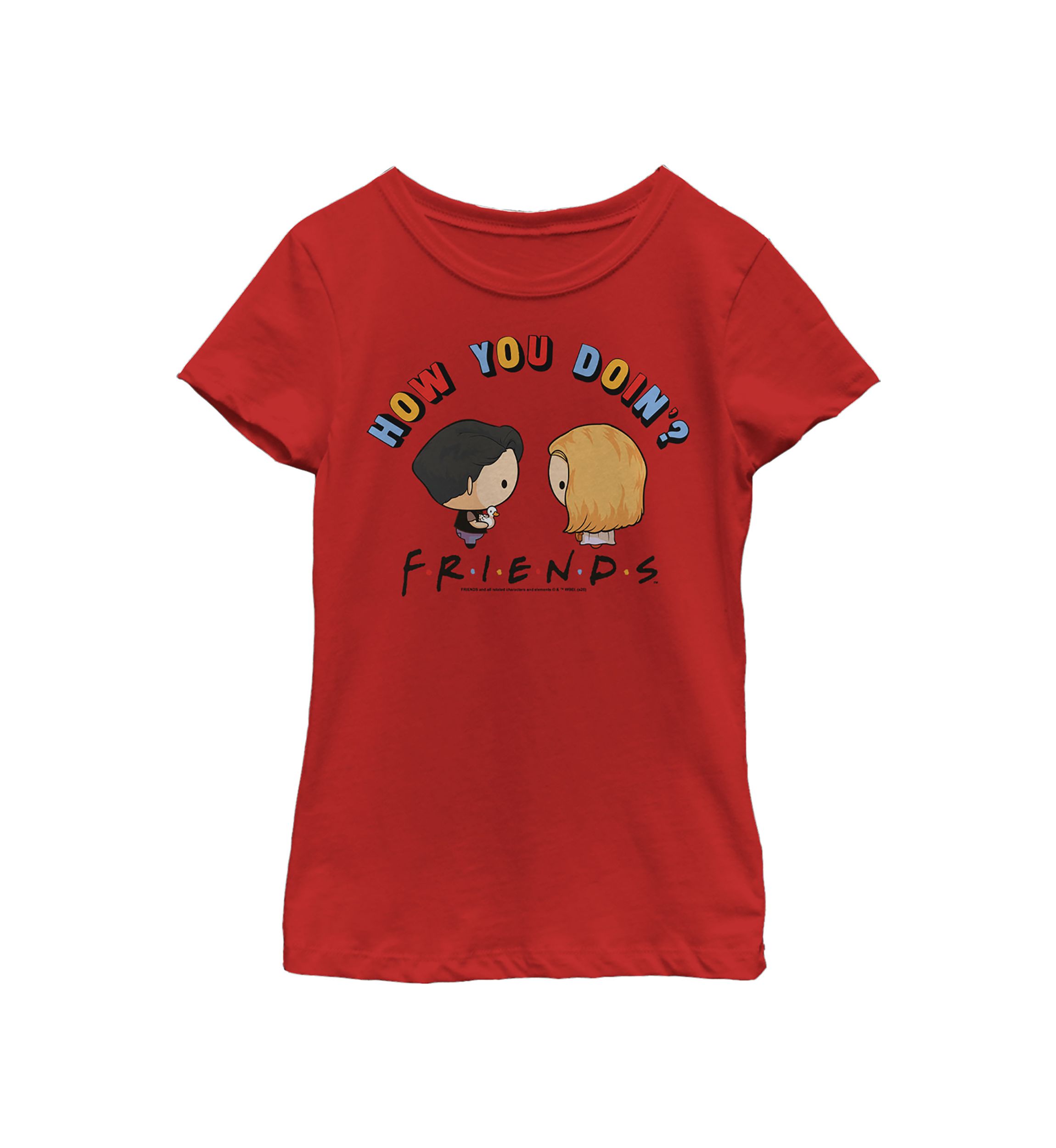 Girls 4-6x  Chibi Joey Phoebe Graphic T-Shirt