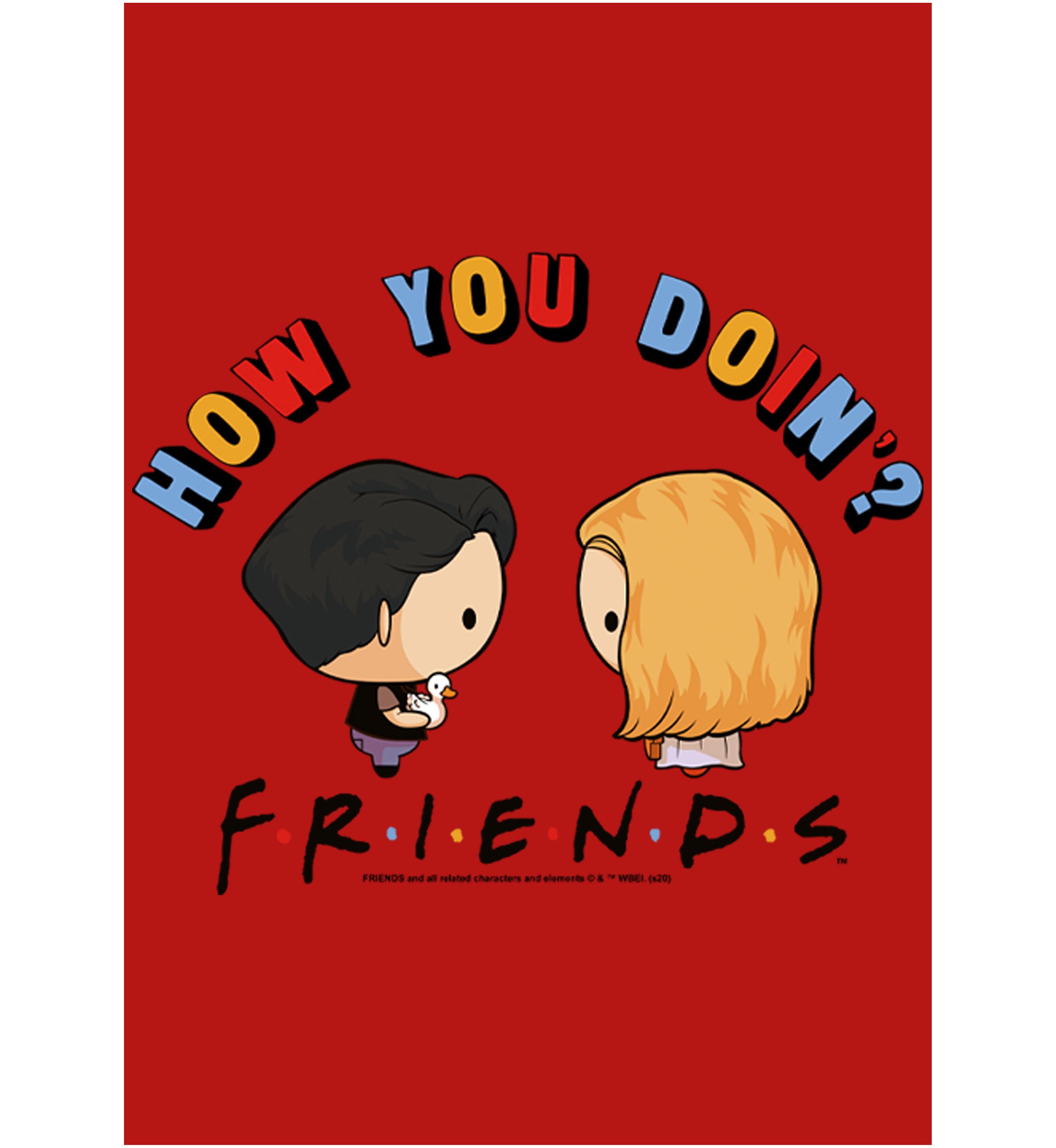Girls 4-6x  Chibi Joey Phoebe Graphic T-Shirt