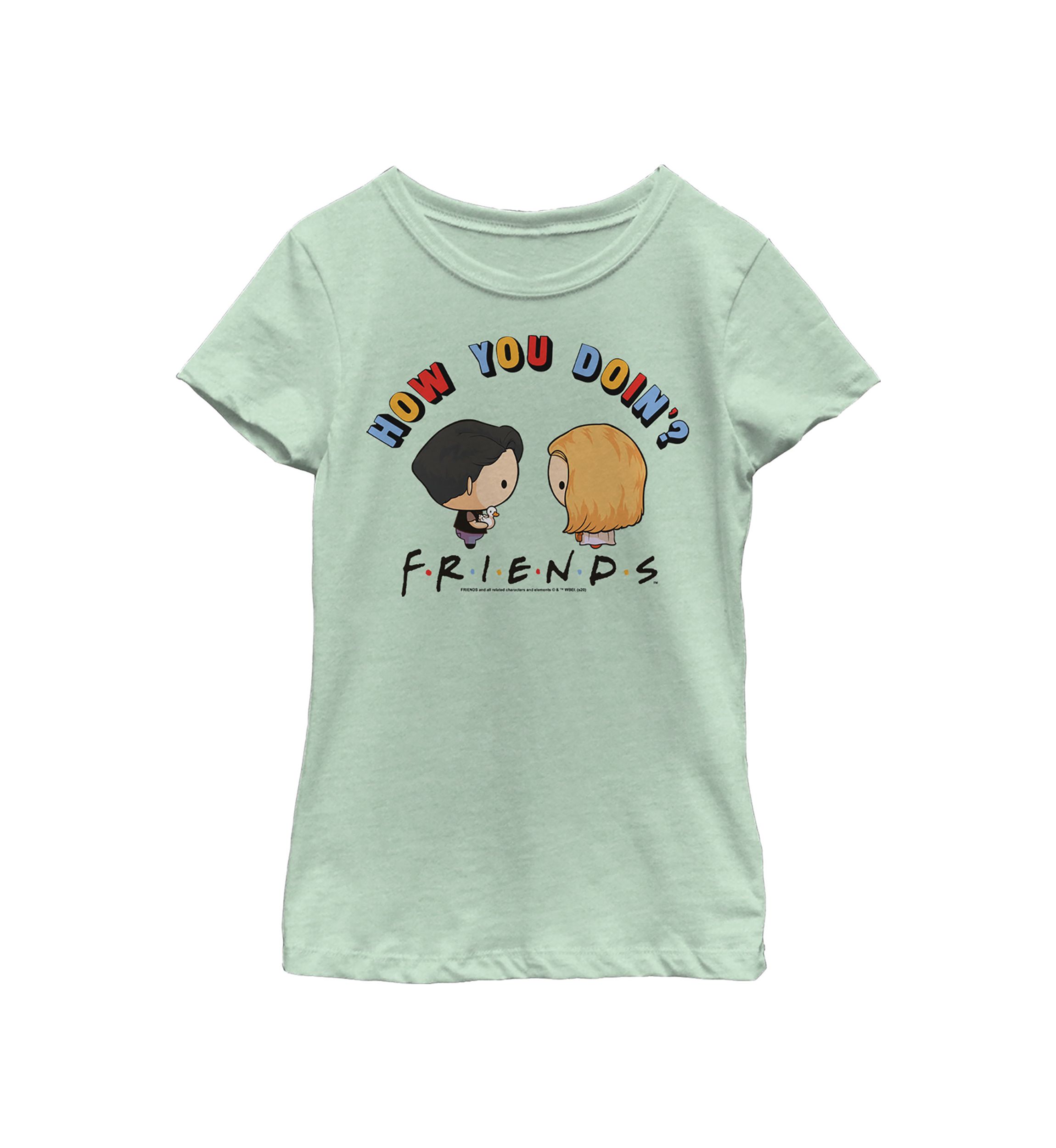 Girls 4-6x  Chibi Joey Phoebe Graphic T-Shirt