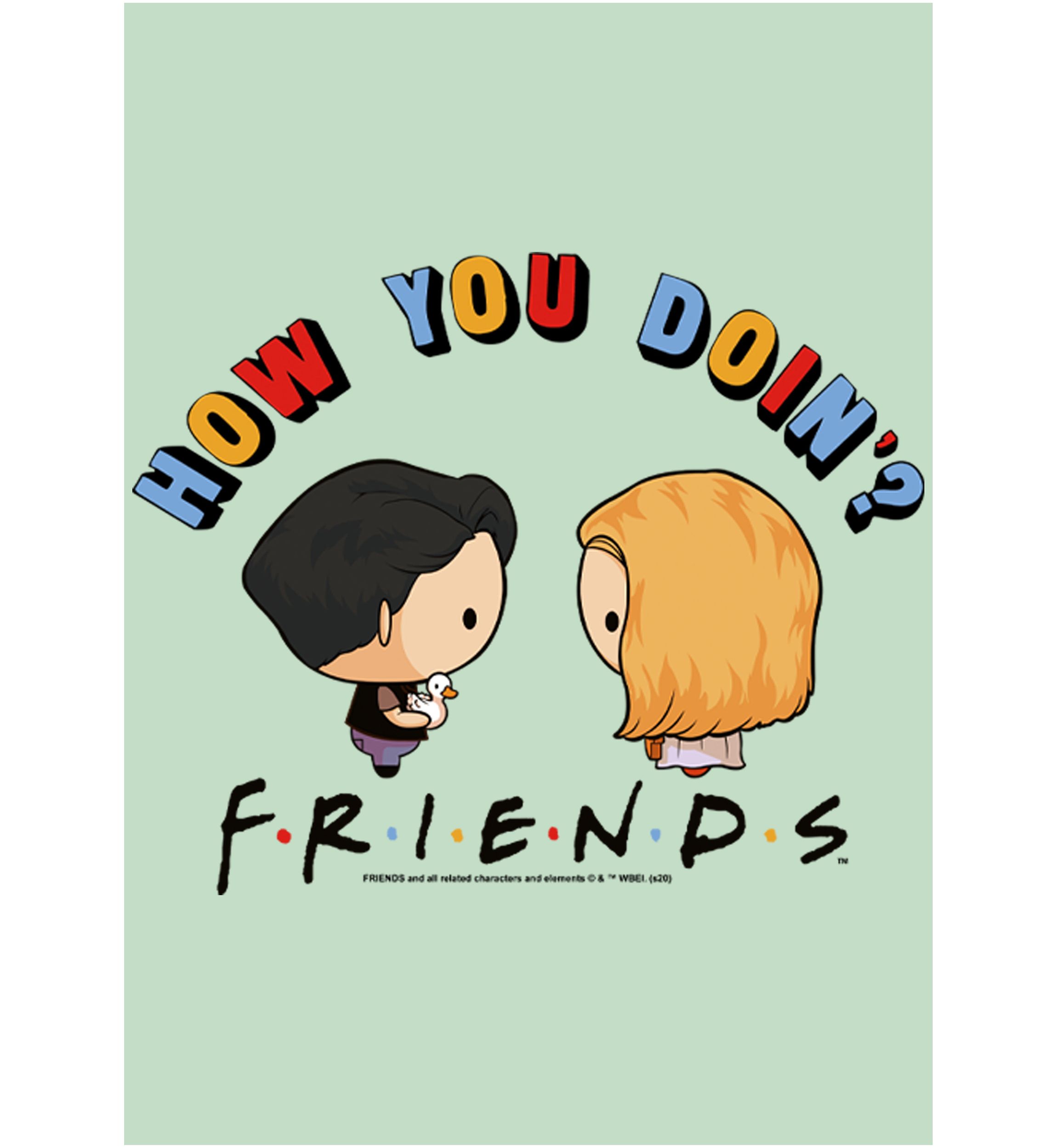 Girls 4-6x  Chibi Joey Phoebe Graphic T-Shirt