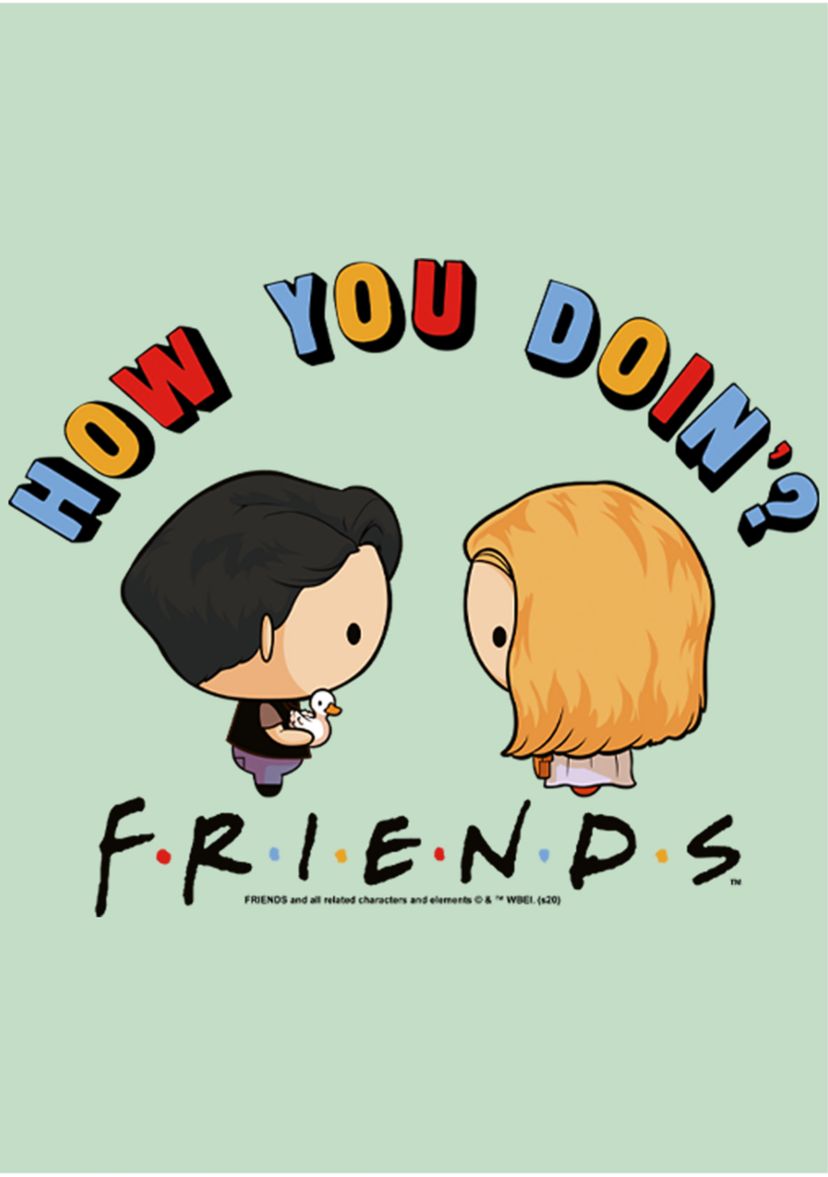 Girls 4-6x  Chibi Joey Phoebe Graphic T-Shirt