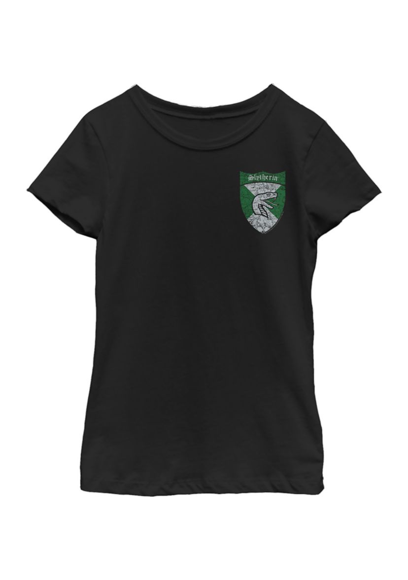 Girls 4-6x Slytherin Shield Pocket Graphic T-Shirt