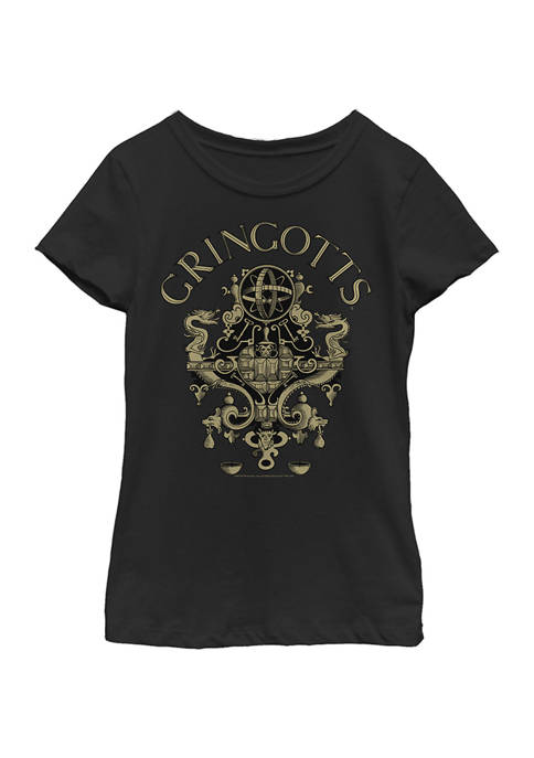 Harry Potter™ Girls 4-6x Gringotts Logo Graphic T-Shirt