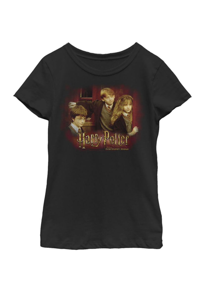 Girls 4-6x Train Station Trio Graphic T-Shirt