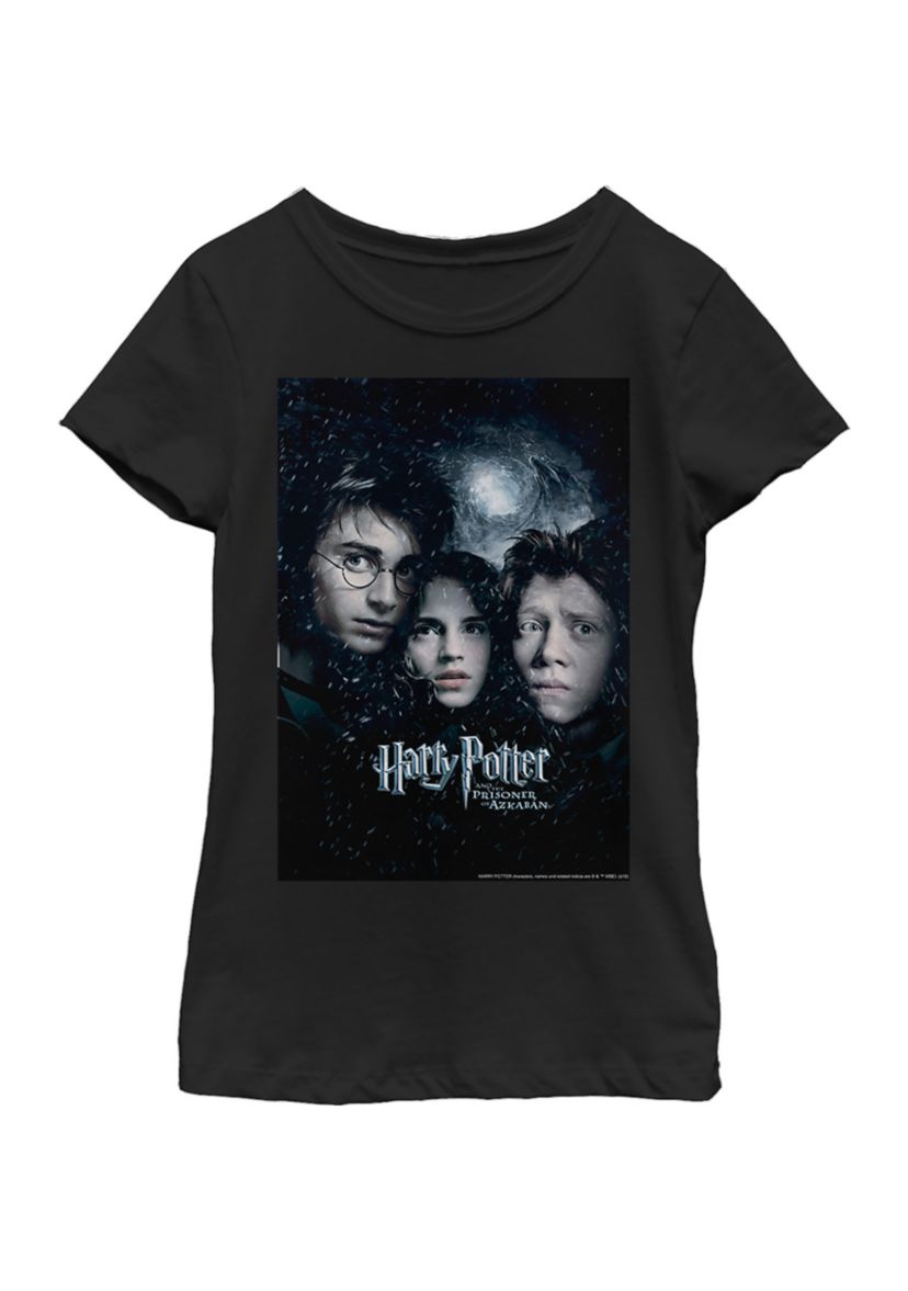 Girls 4-6x Azkaban All 3 Snow Poster Graphic T-Shirt