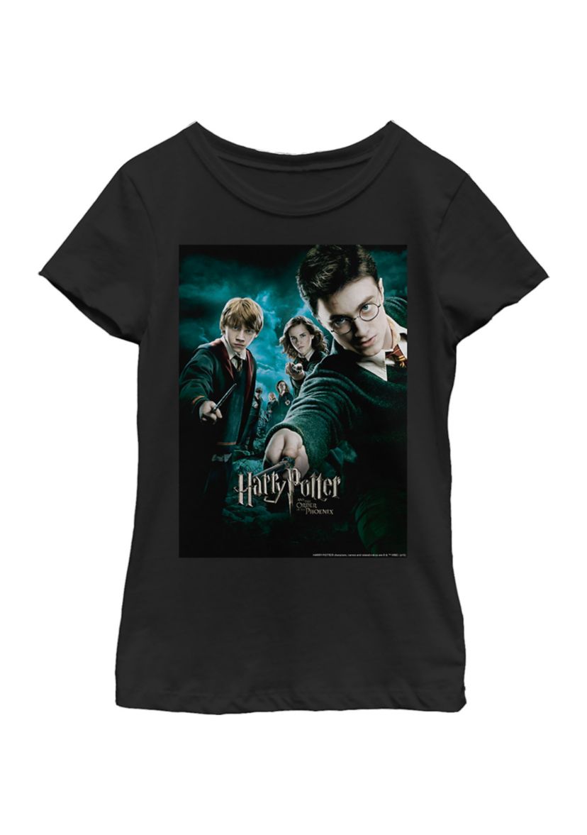 Girls 4-6x Wands Drawn Graphic T-Shirt