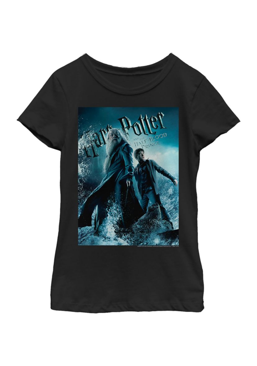 Girls 4-6x Harry & Dumbledore Poster Graphic T-Shirt