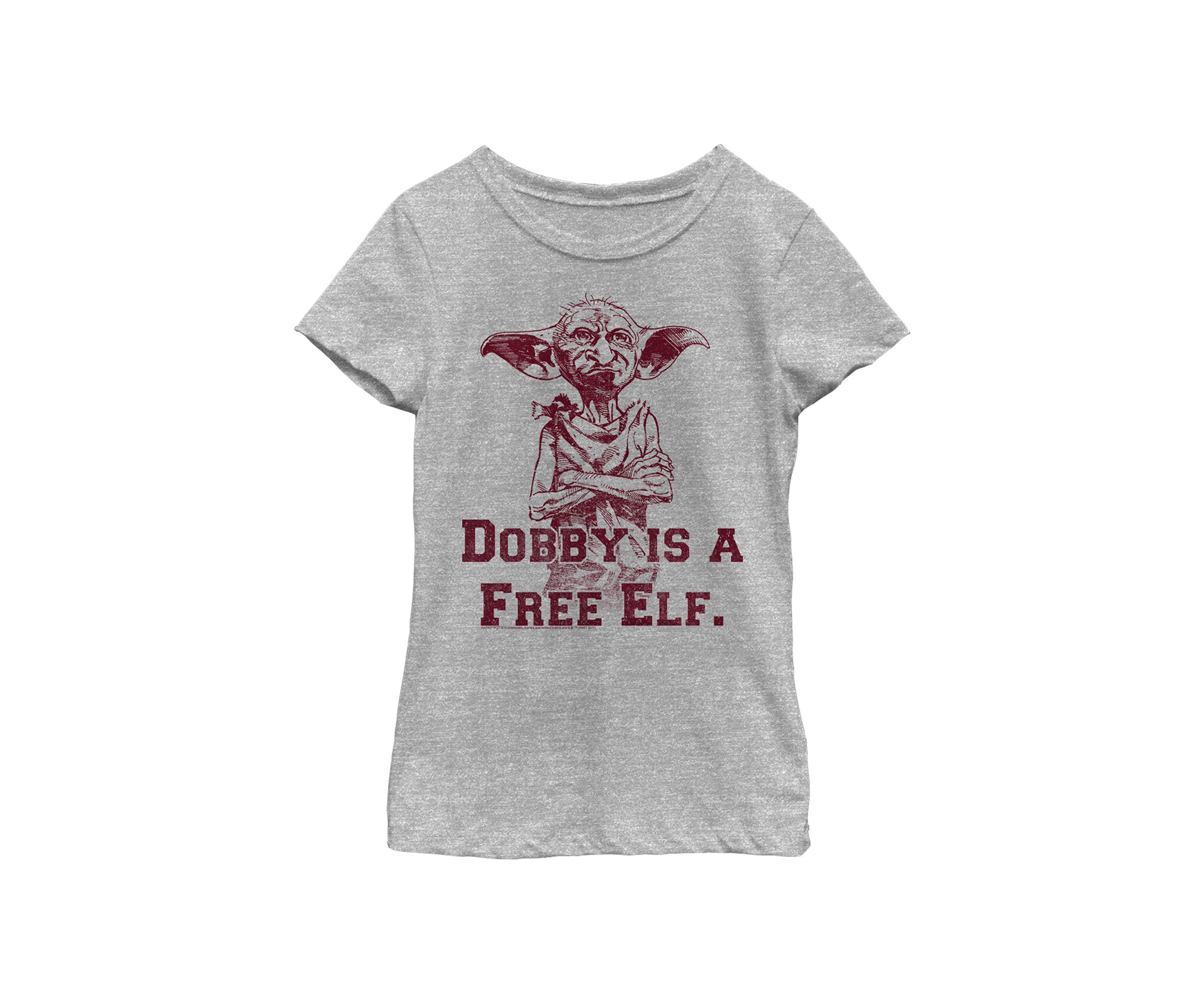 Girls 4-6x Dobby Free Elf Graphic T-Shirt