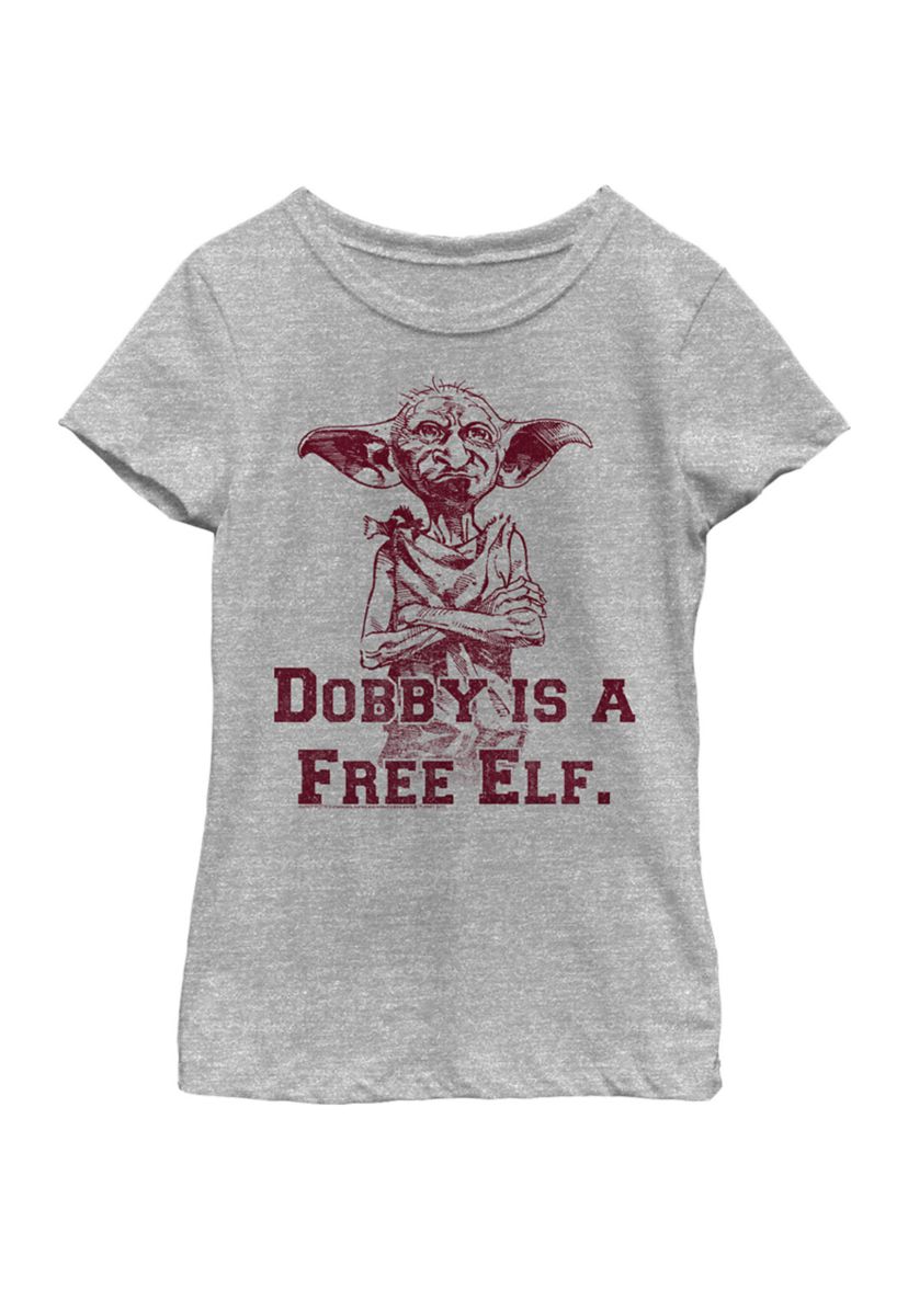 Girls 4-6x Dobby Free Elf Graphic T-Shirt