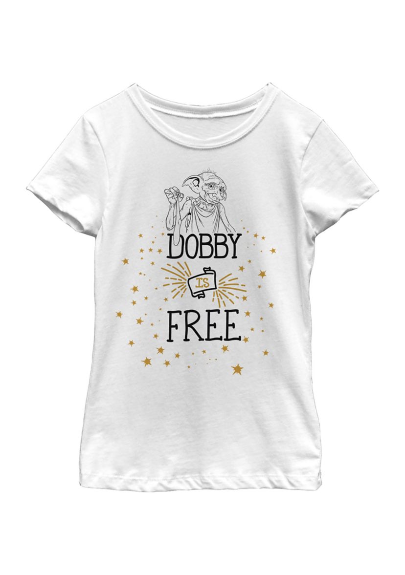 Girls 4-6x Dobby Free Graphic T-Shirt