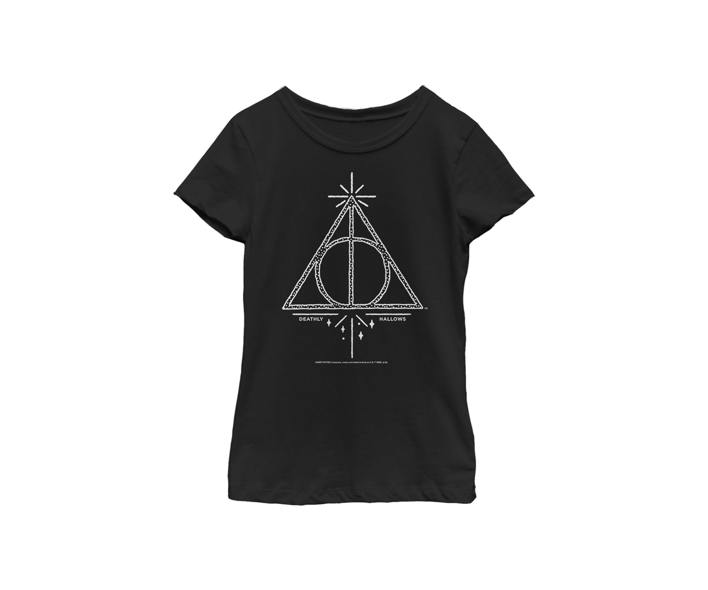 Girls 4-6x Deathly Hallows Line Symbol Graphic T-Shirt