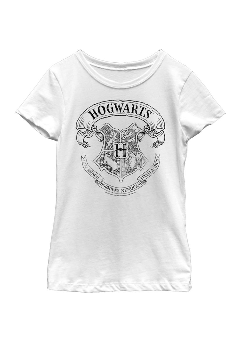 Girls 4-6x Hogwarts Crest Graphic T-Shirt