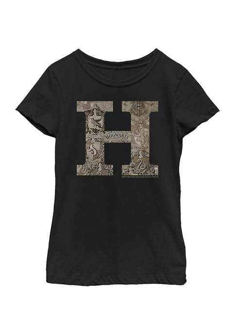 Harry Potter™ Girls 4-6x Vintage Hogwarts Graphic T-Shirt