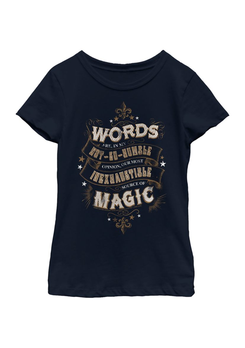 Girls 4-6x Humble Words Graphic T-Shirt