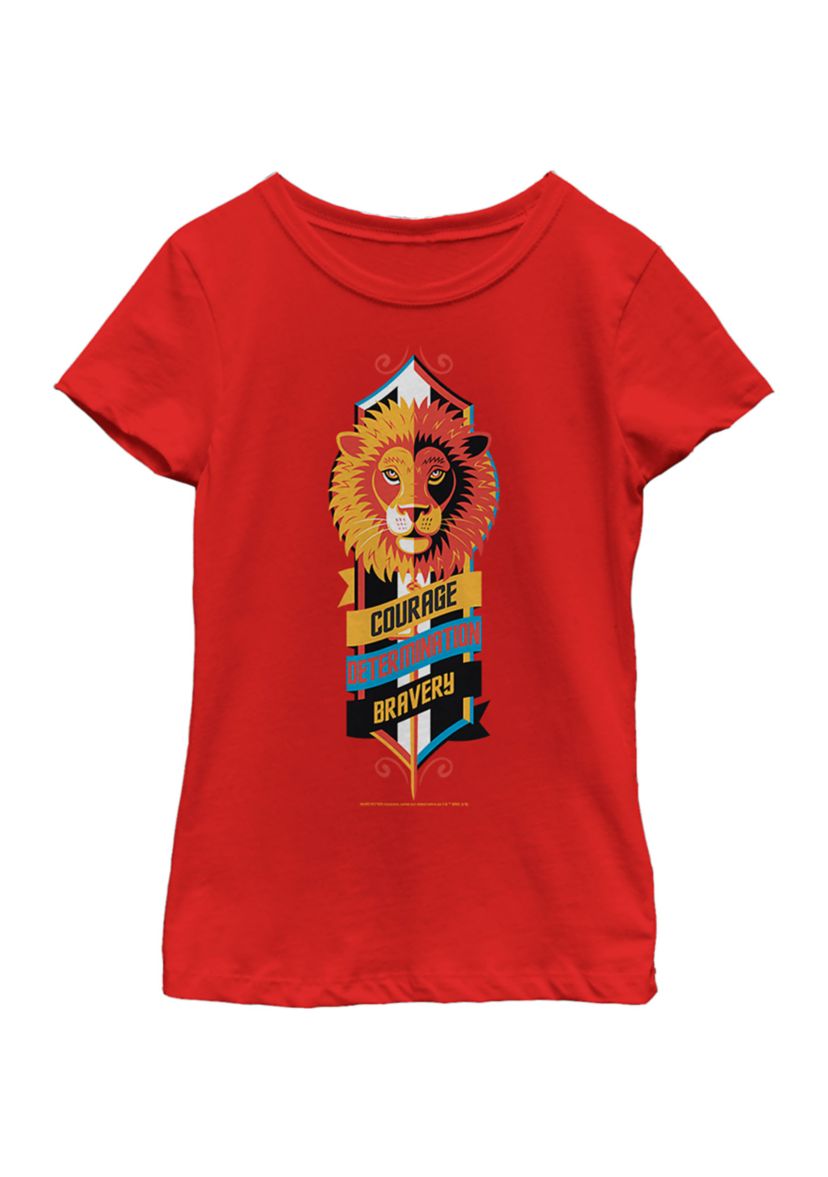 Girls 4-6x Courage Determination Bravery Graphic T-Shirt
