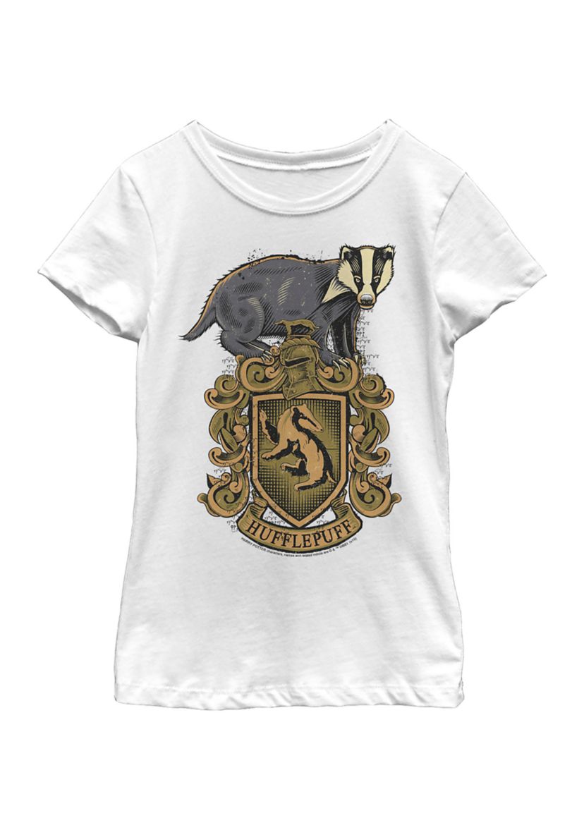 Girls 4-6x Hufflepuff House Crest Graphic T-Shirt