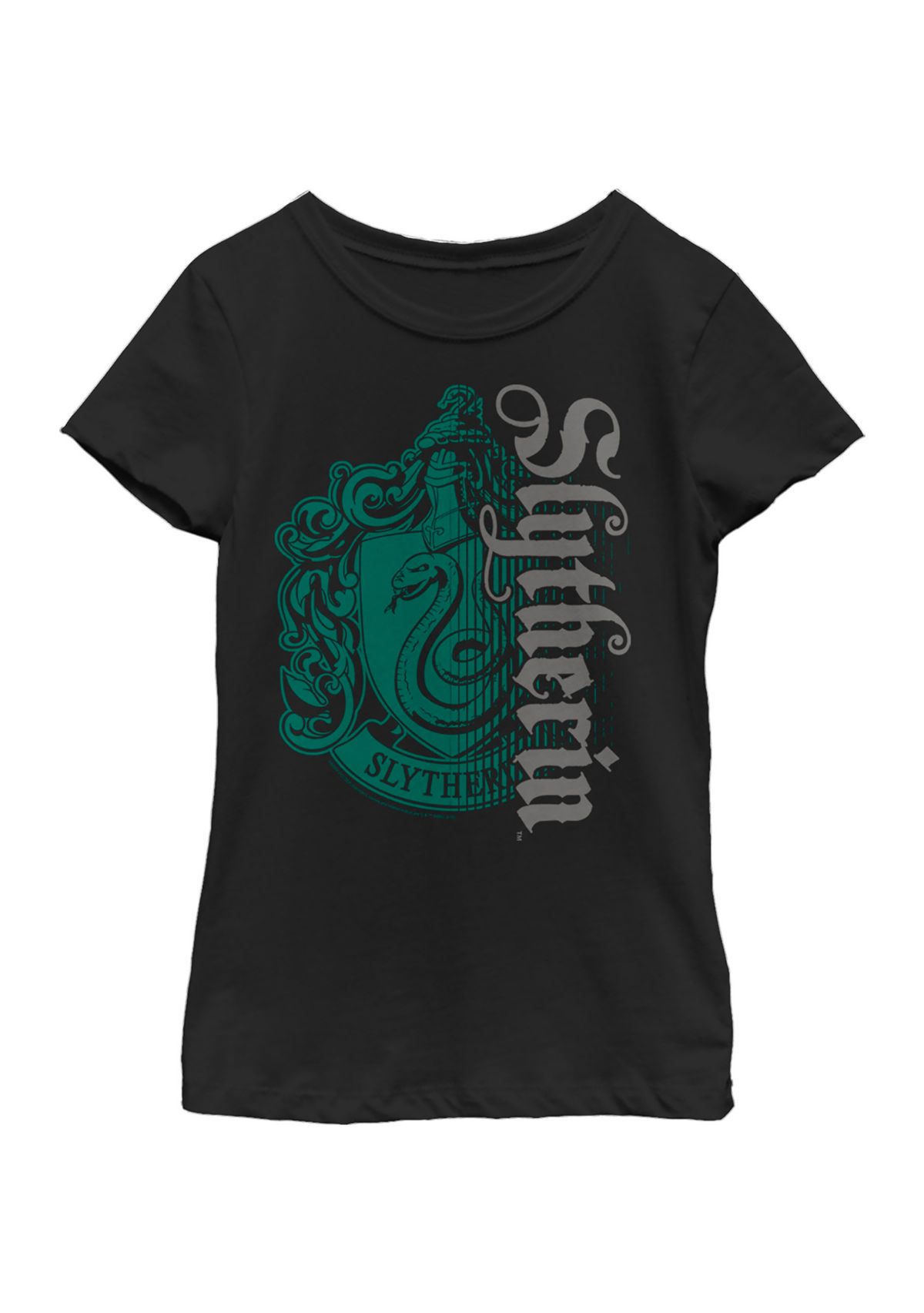 Girls 4-6x Green Crest Graphic T-Shirt
