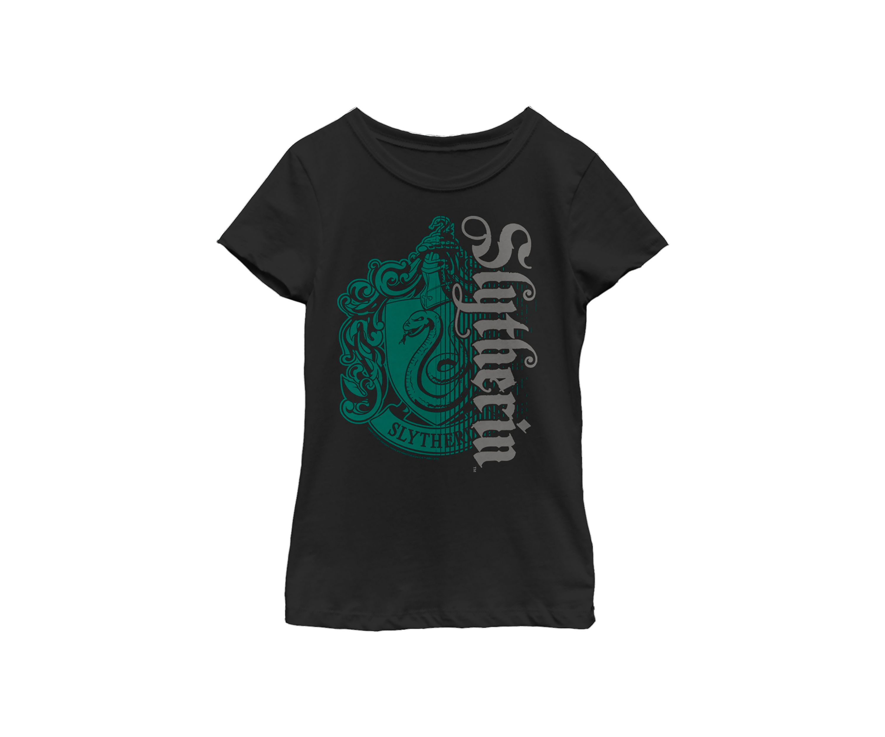 Girls 4-6x Green Crest Graphic T-Shirt