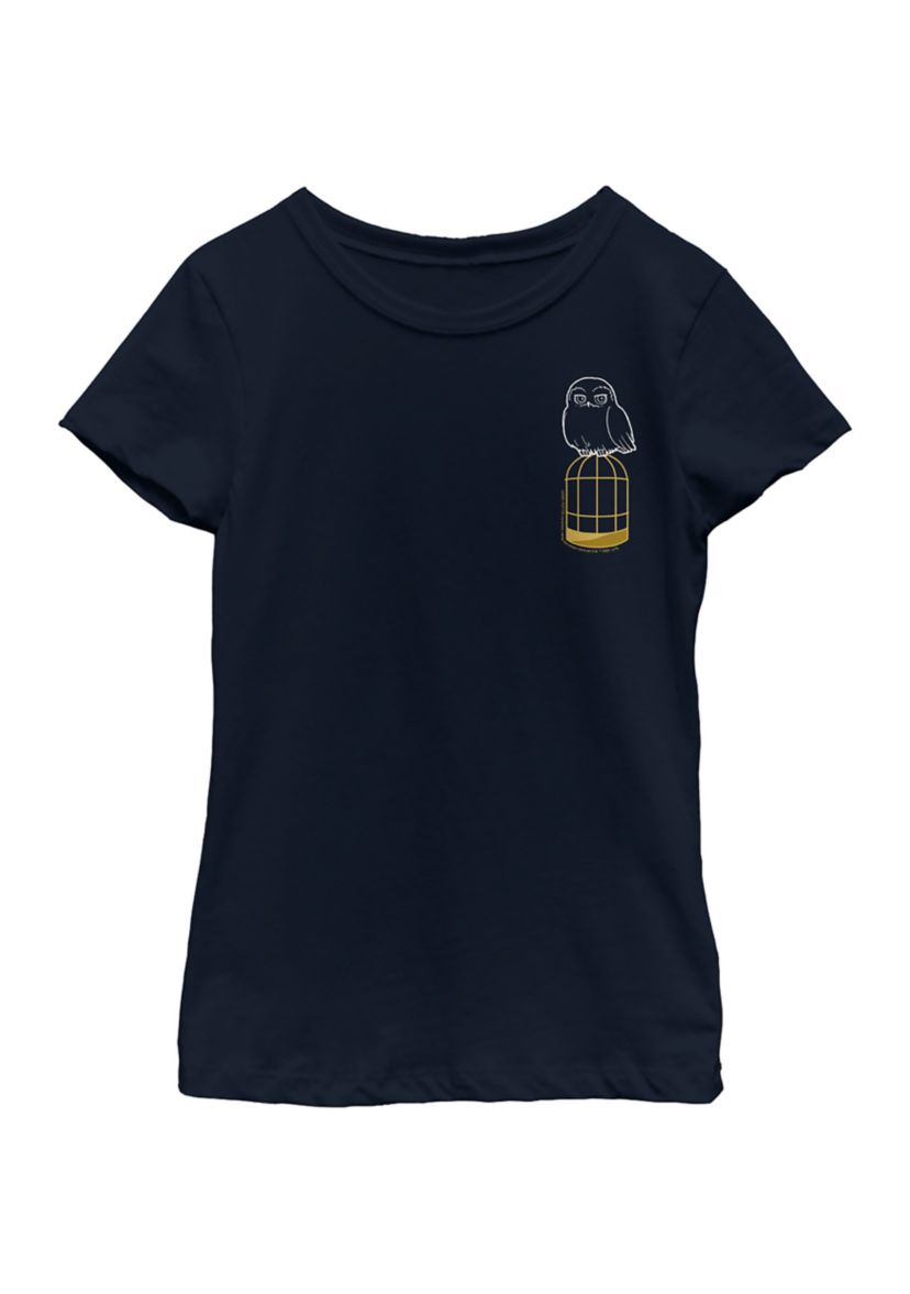 Girls 4-6x Hedwig Pocket Graphic T-Shirt