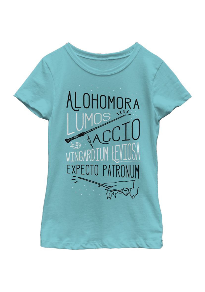 Girls 4-6x Spell Stack Graphic T-Shirt