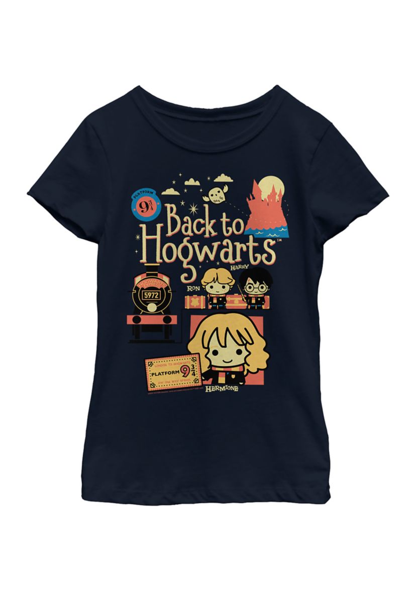 Girls 4-6x Cute Train Graphic T-Shirt
