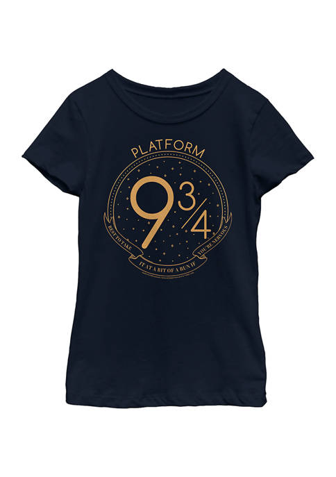 Harry Potter™ Girls 4-6x Platform Lineart Graphic T-Shirt