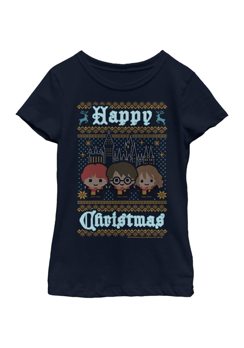 Girls 4-6x Chibi Intarsia Top