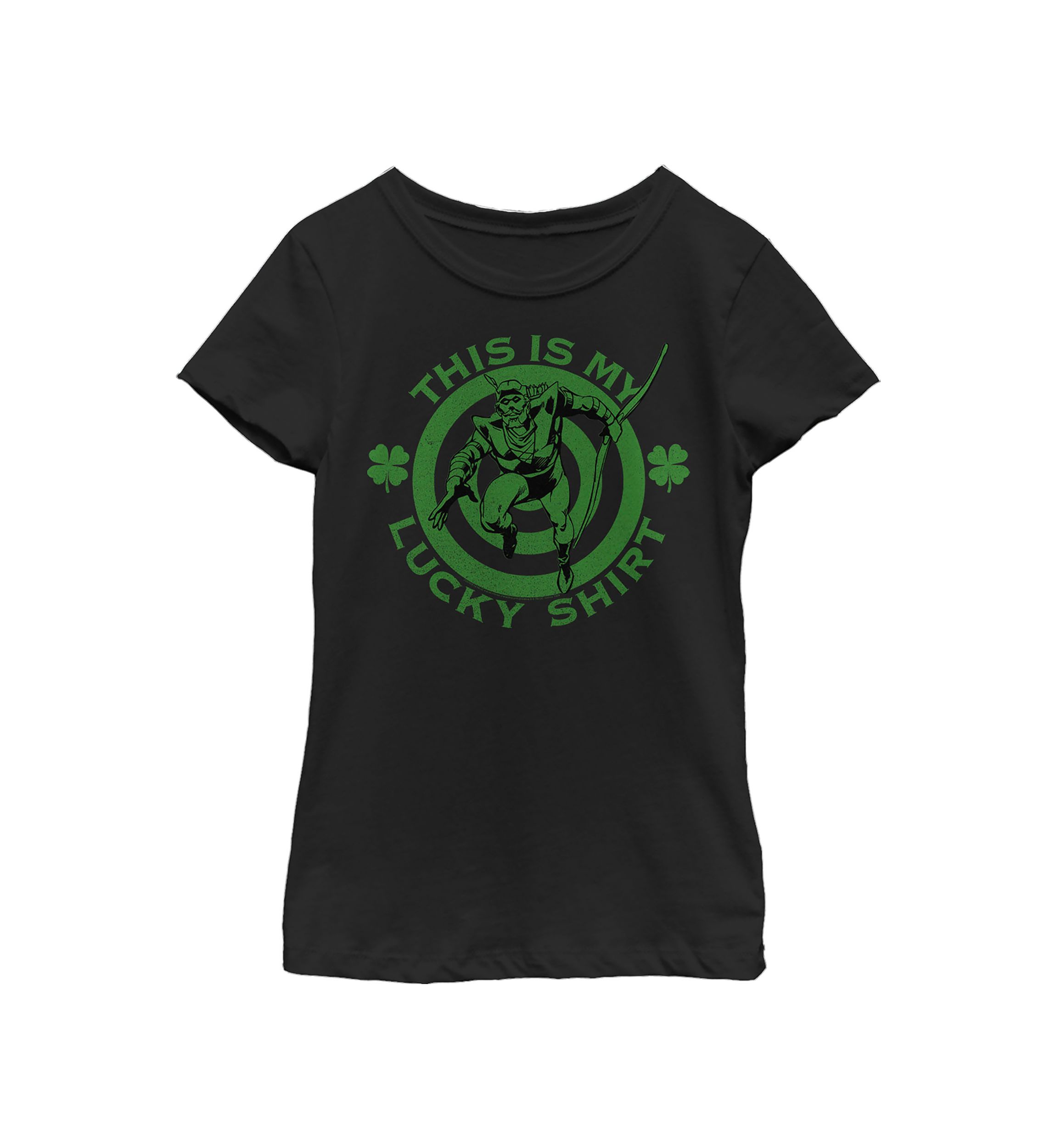 Girls 46x Justice League Lucky Archer Graphic Top
