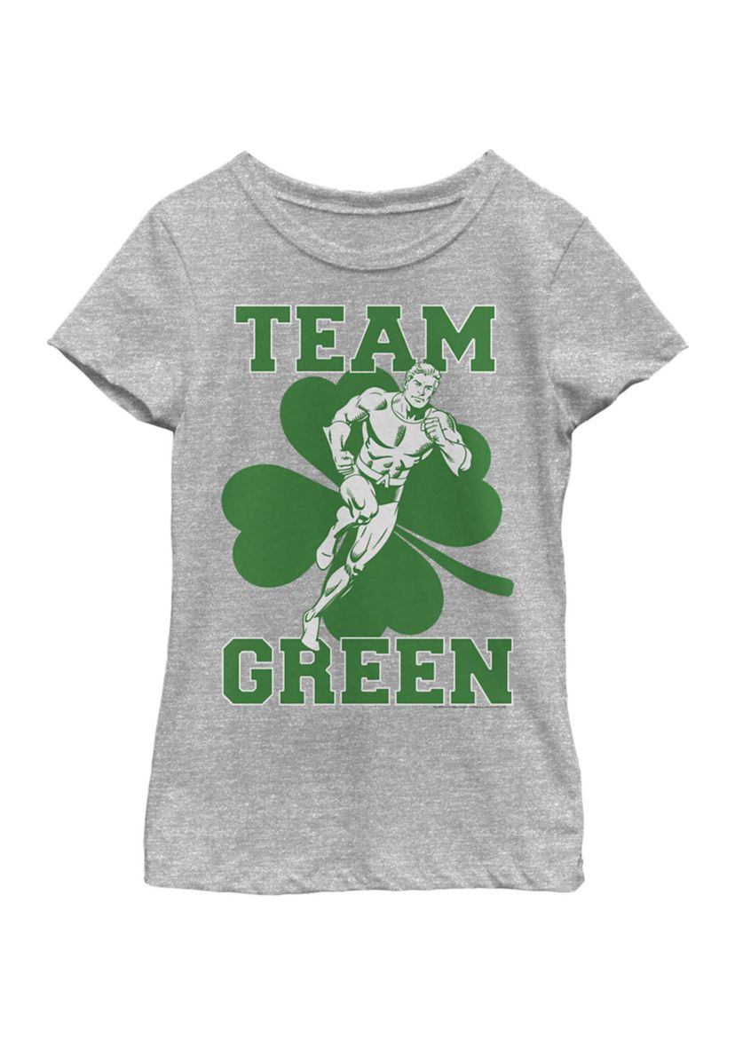 Girls 46x Justice League Aquaman Team Graphic Top