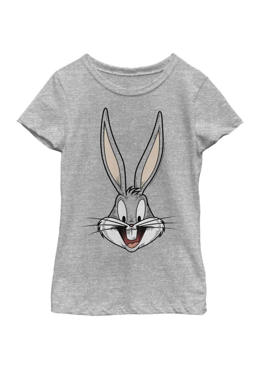 Girls 4-6x Bugs Face Graphic T-Shirt