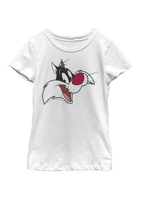 Looney Tunes™ Girls 4-6x Sylvester Face Graphic T-Shirt