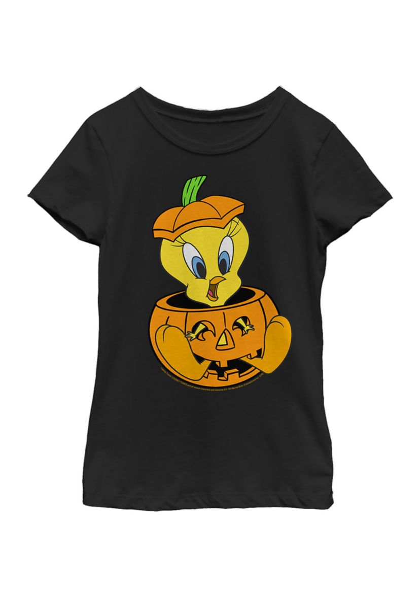 Girls 4-6x Tweet Pumpkin T-Shirt 