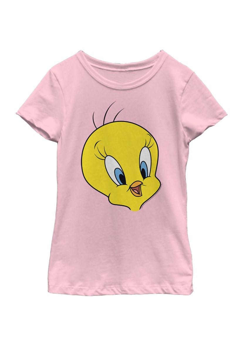 Girls 4-6x Tweety Big Face Graphic T-Shirt