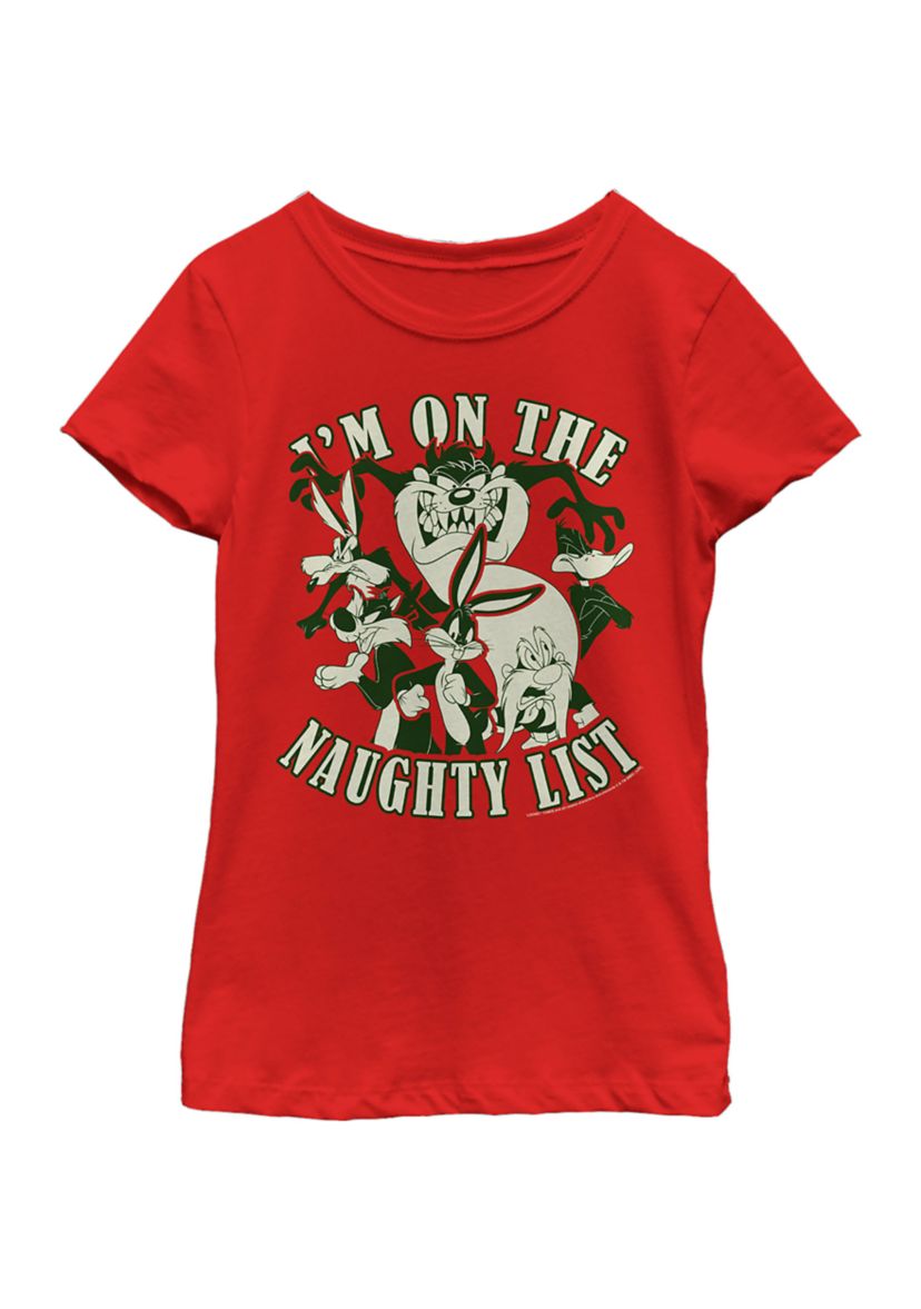 Girls 4-6x Naughty List Top