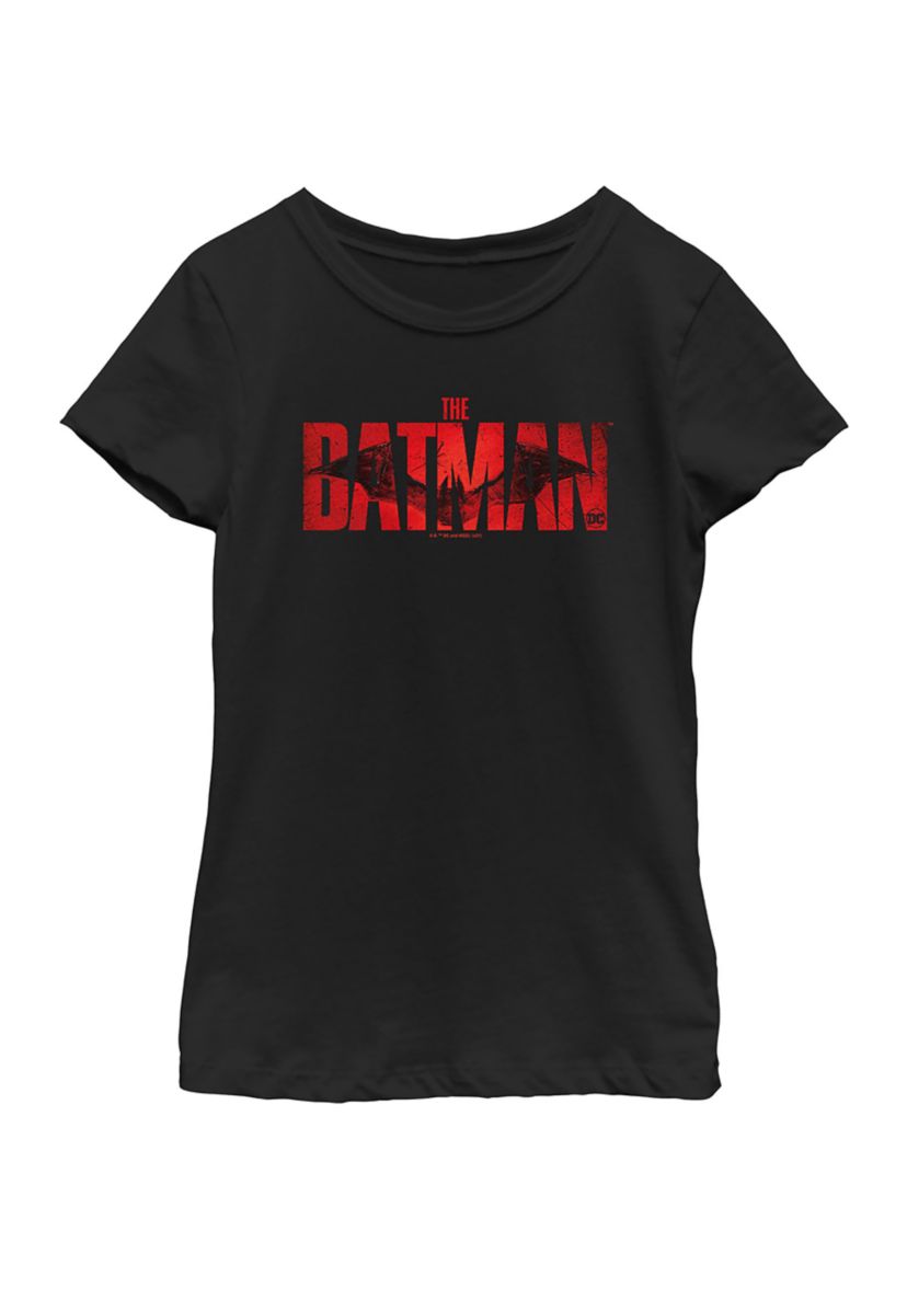 The Batman Red Logo Graphic T-Shirt