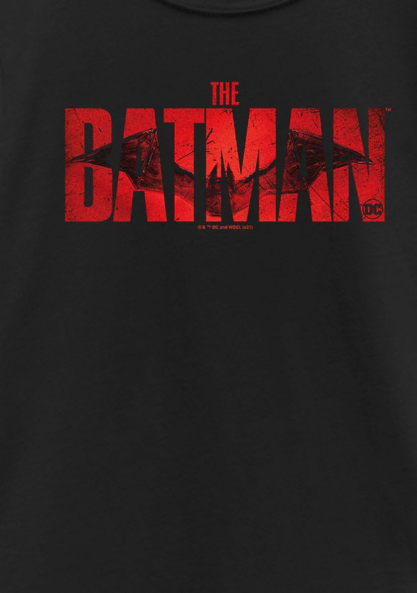 The Batman Red Logo Graphic T-Shirt
