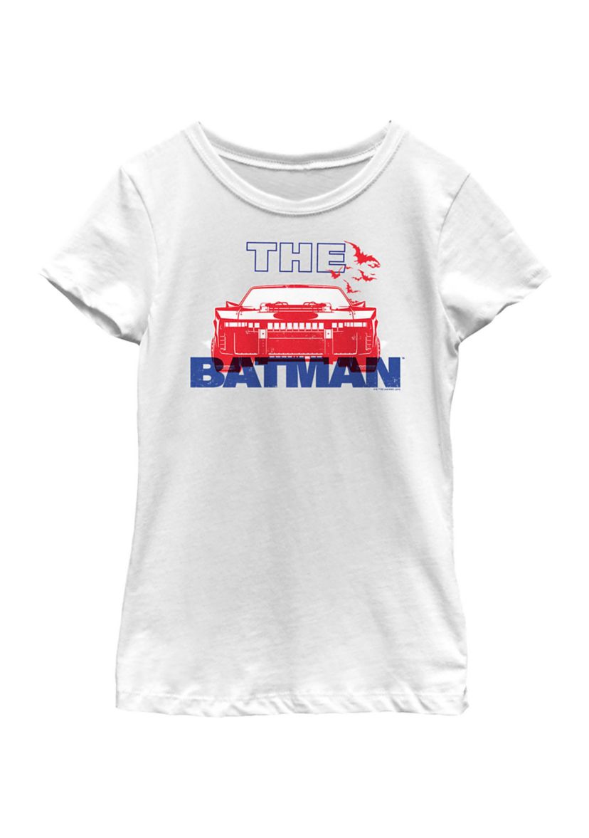 Head On Bat Car Red Graphic T-Shirt
