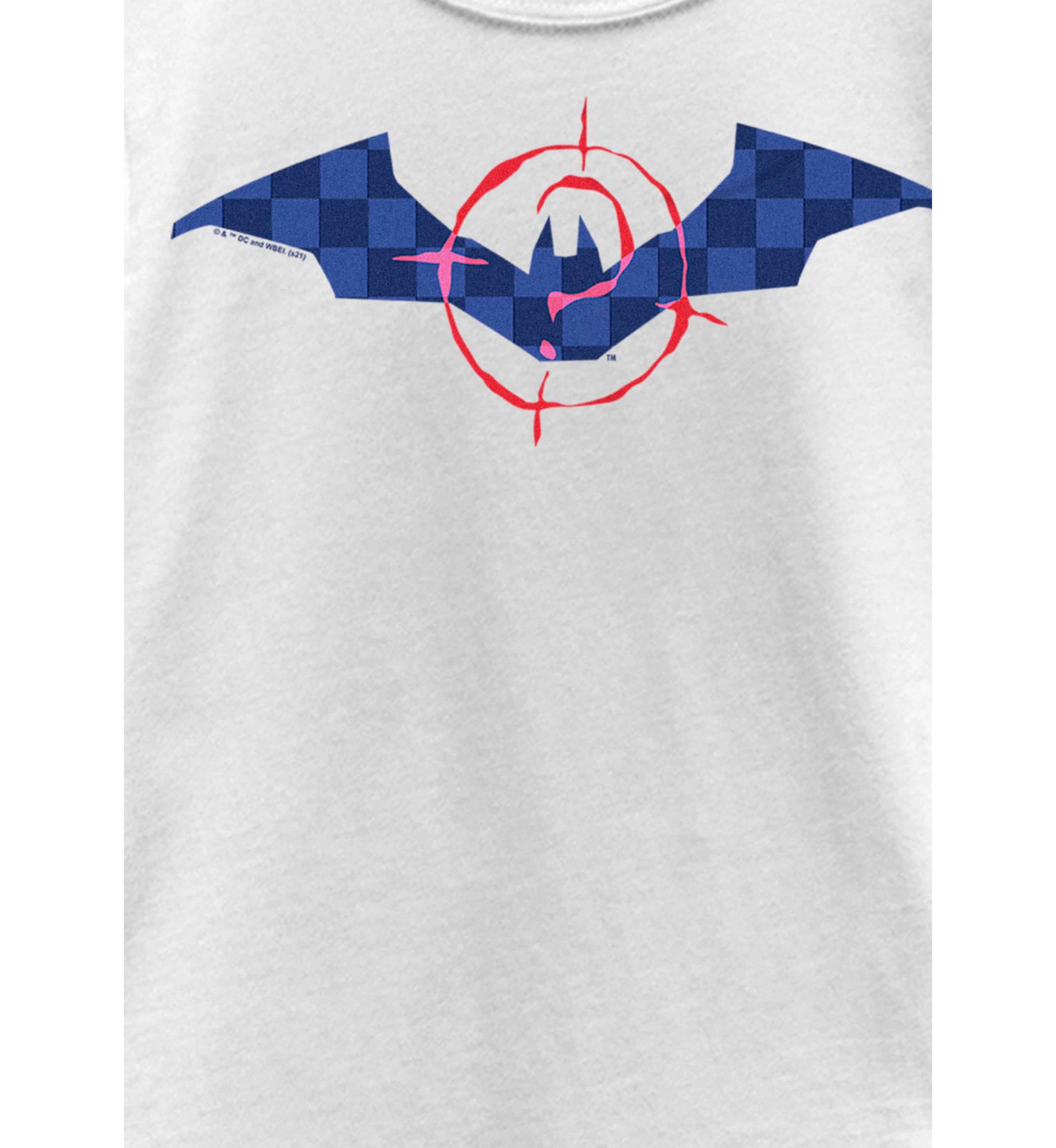 Bat Logo Riddler Crosshairs Graphic T-Shirt
