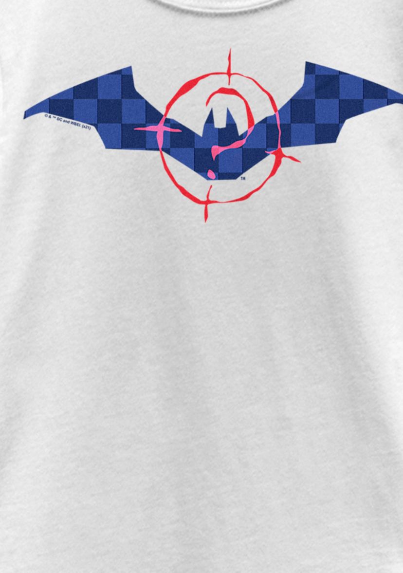 Bat Logo Riddler Crosshairs Graphic T-Shirt