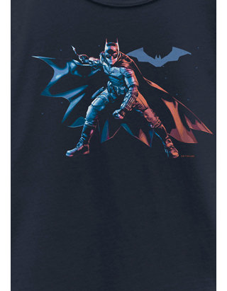New Light Blue Batman Bat Signal Officially Licensed T-shirt 