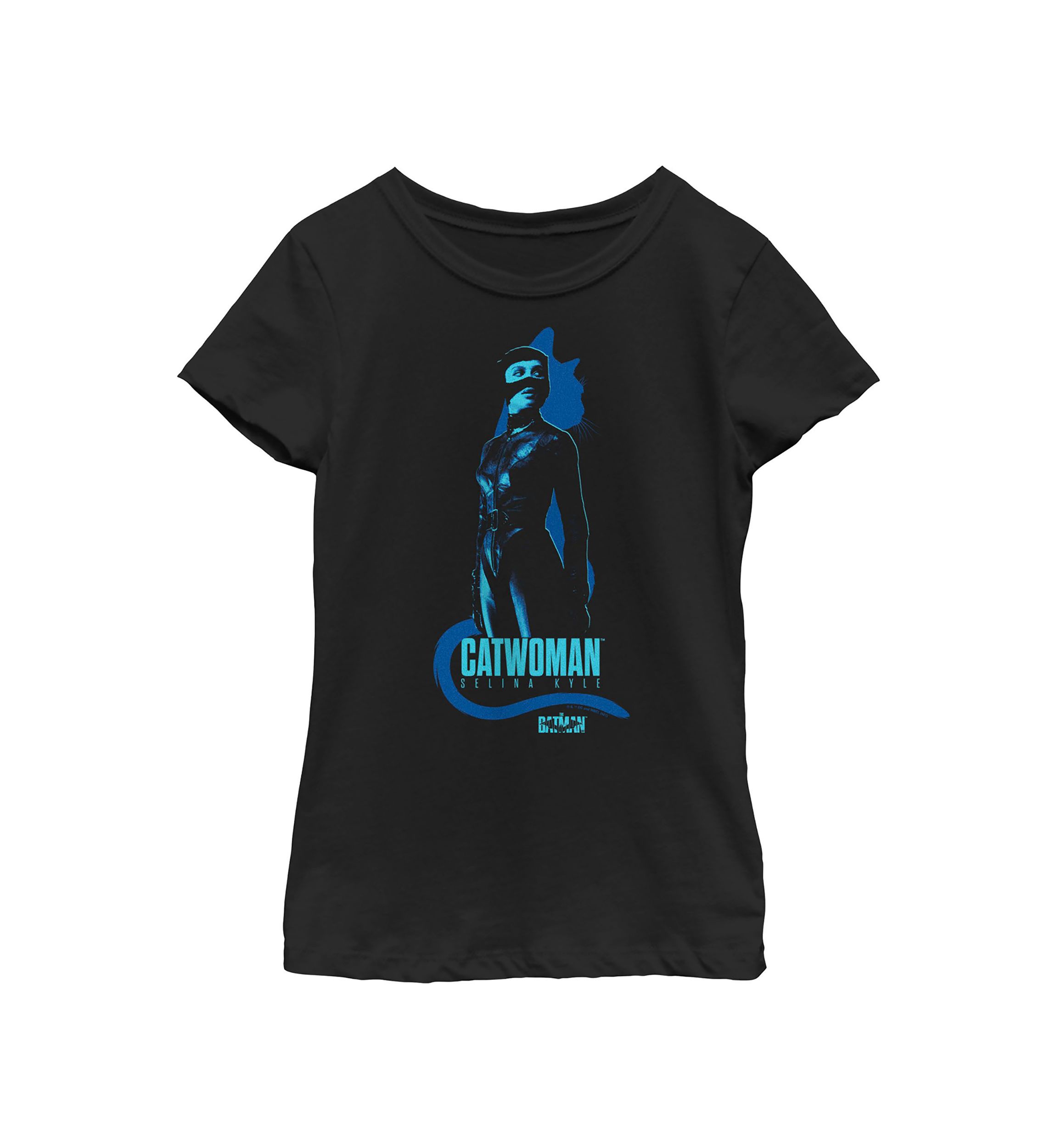 Catwoman Blue Graphic T-Shirt