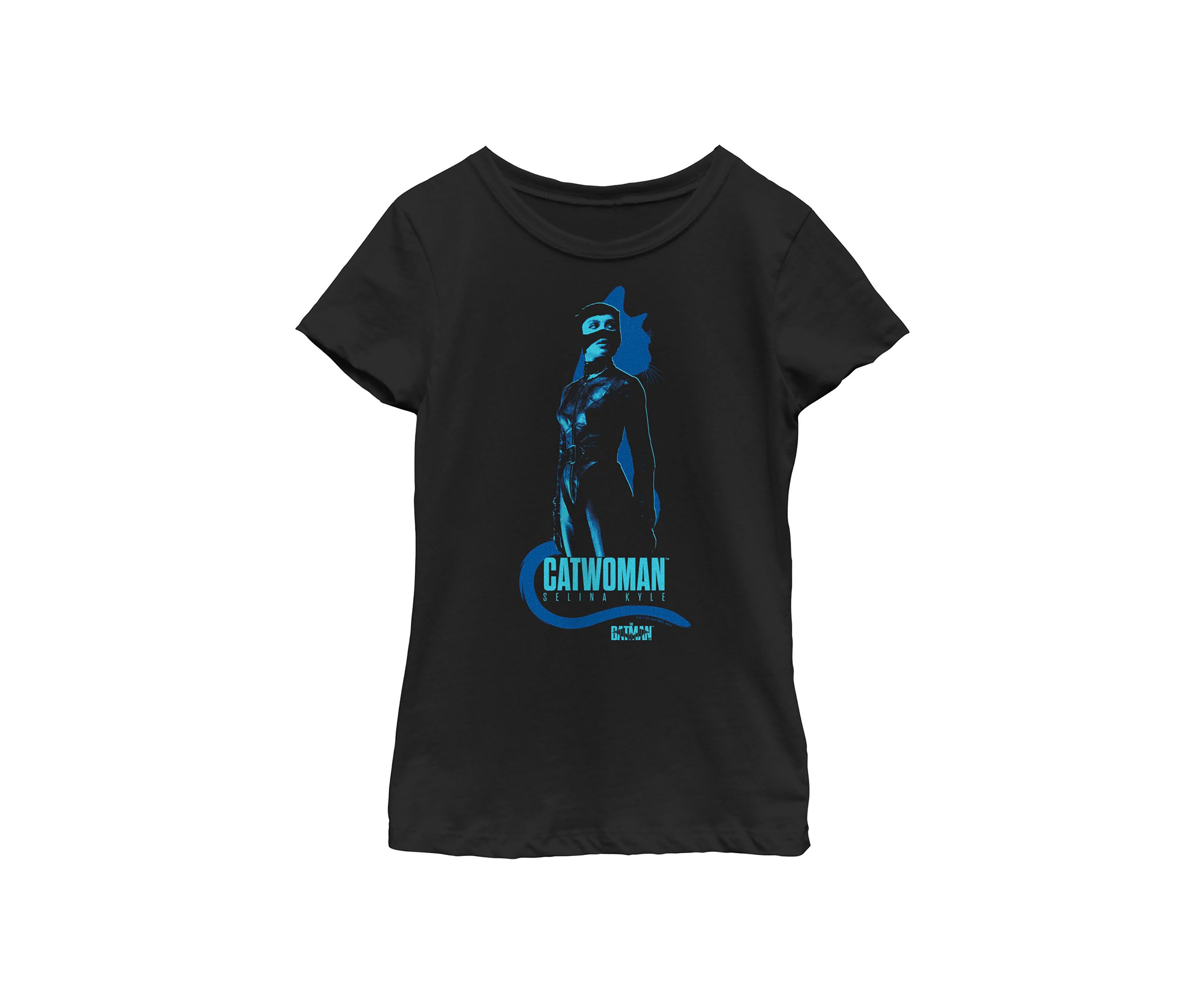 Catwoman Blue Graphic T-Shirt