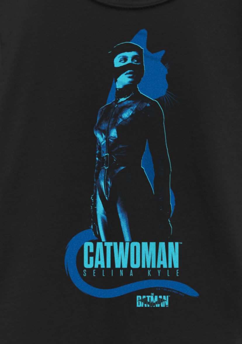 Catwoman Blue Graphic T-Shirt