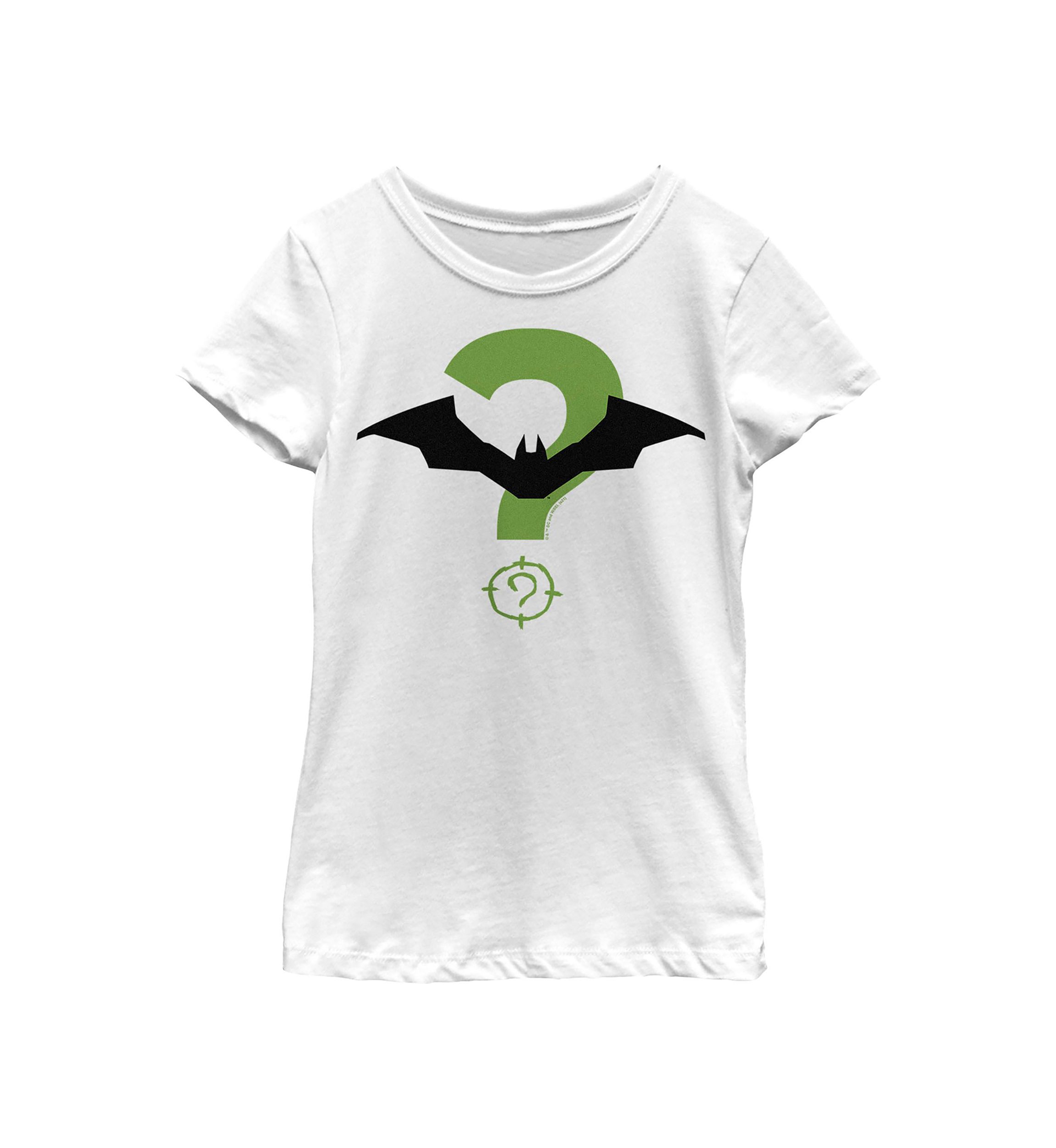 Bat And Riddler Logo Graphic T-Shirt