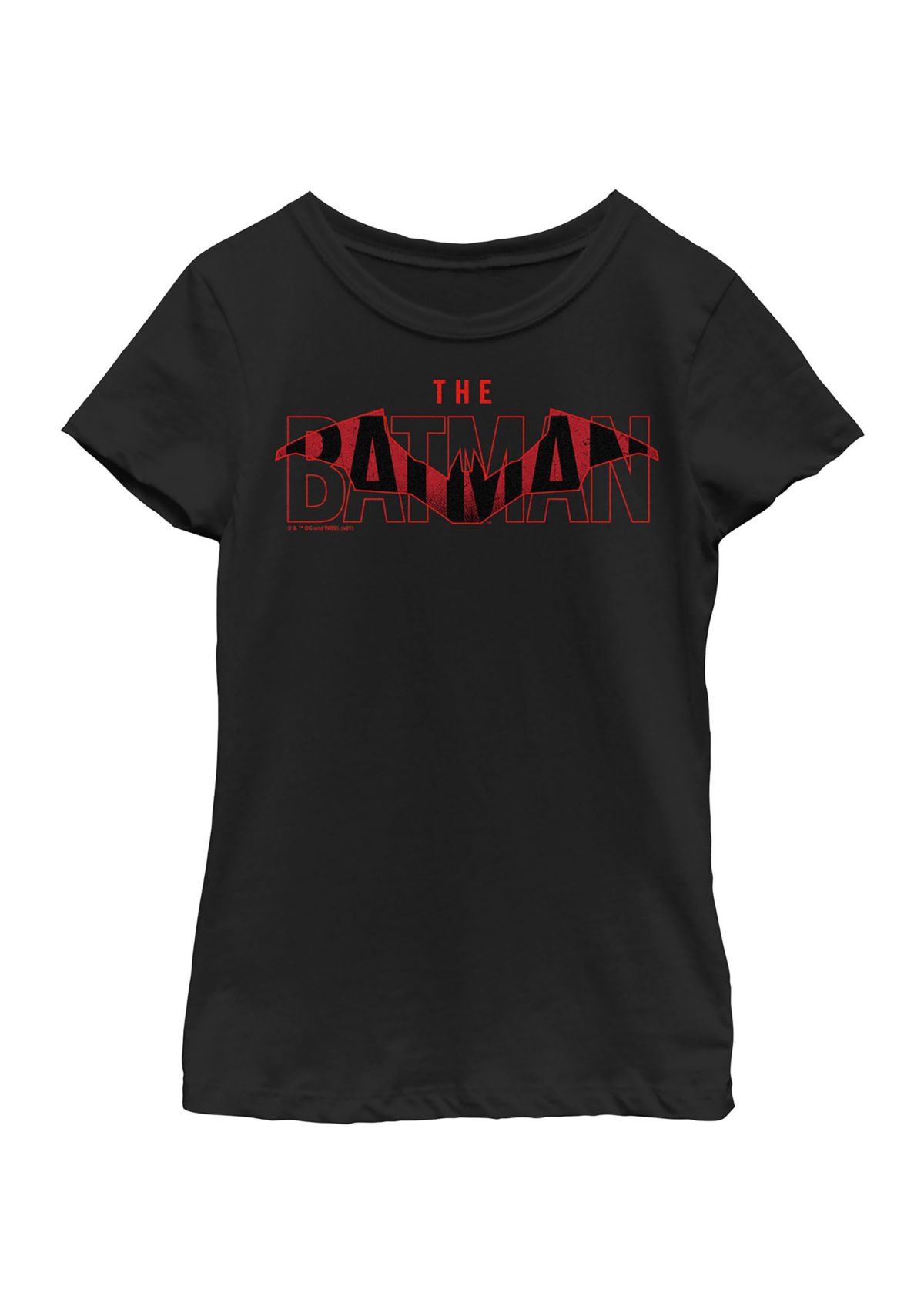 Red The Batman Logo Graphic T-Shirt