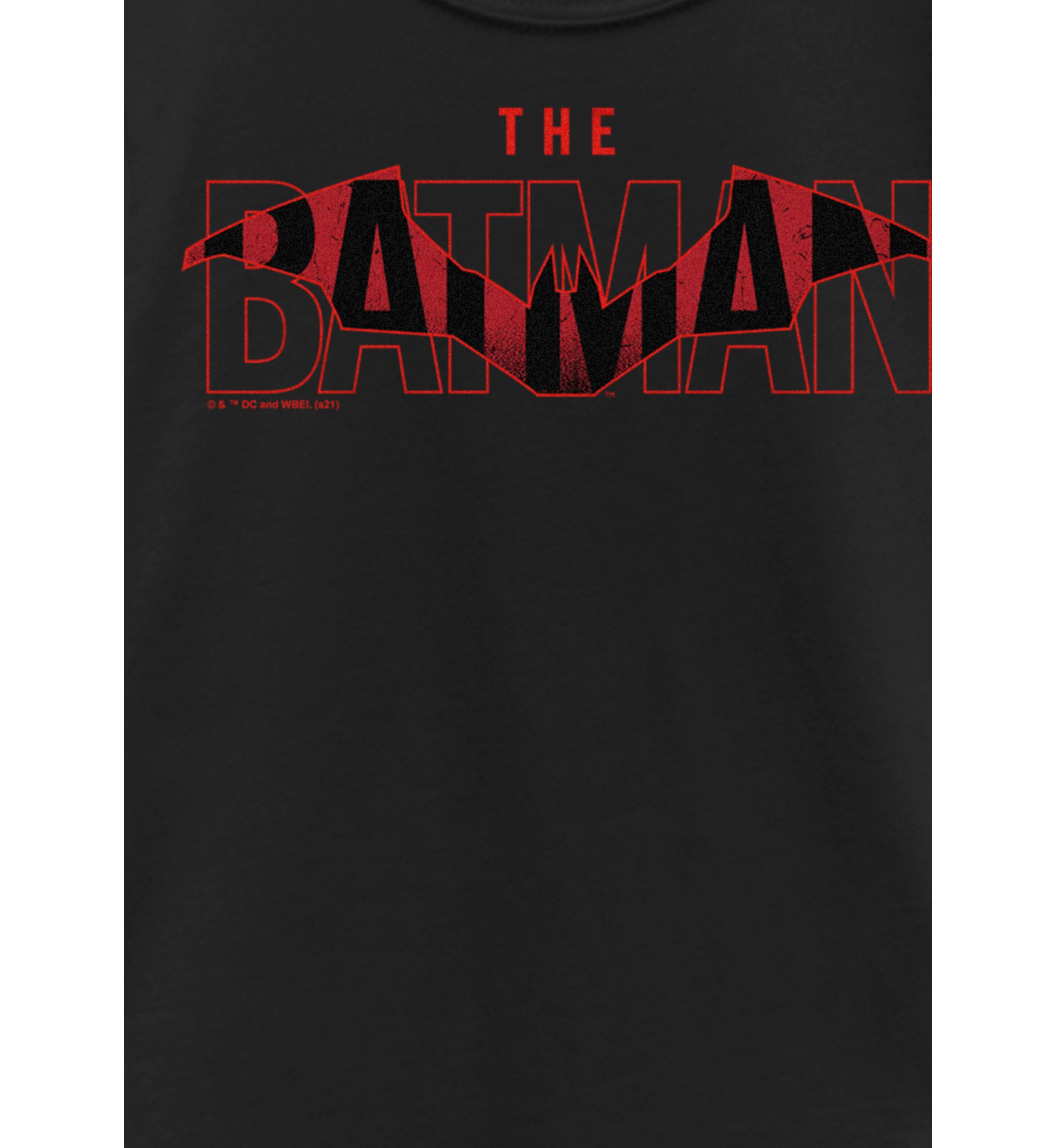 Red The Batman Logo Graphic T-Shirt
