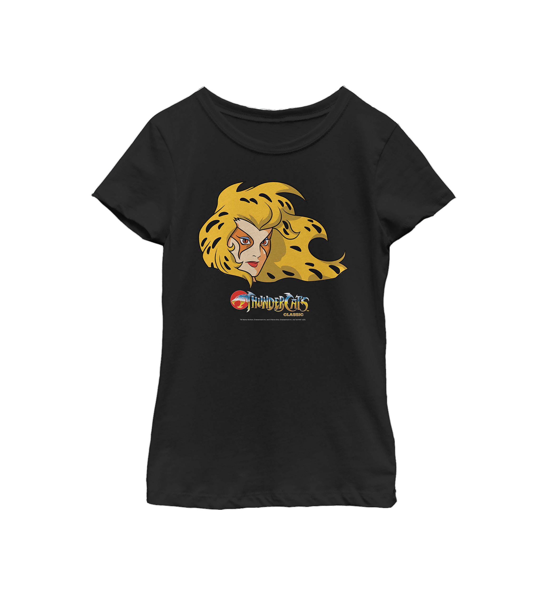 Girls 4-6x Cheeta Face Graphic T-Shirt