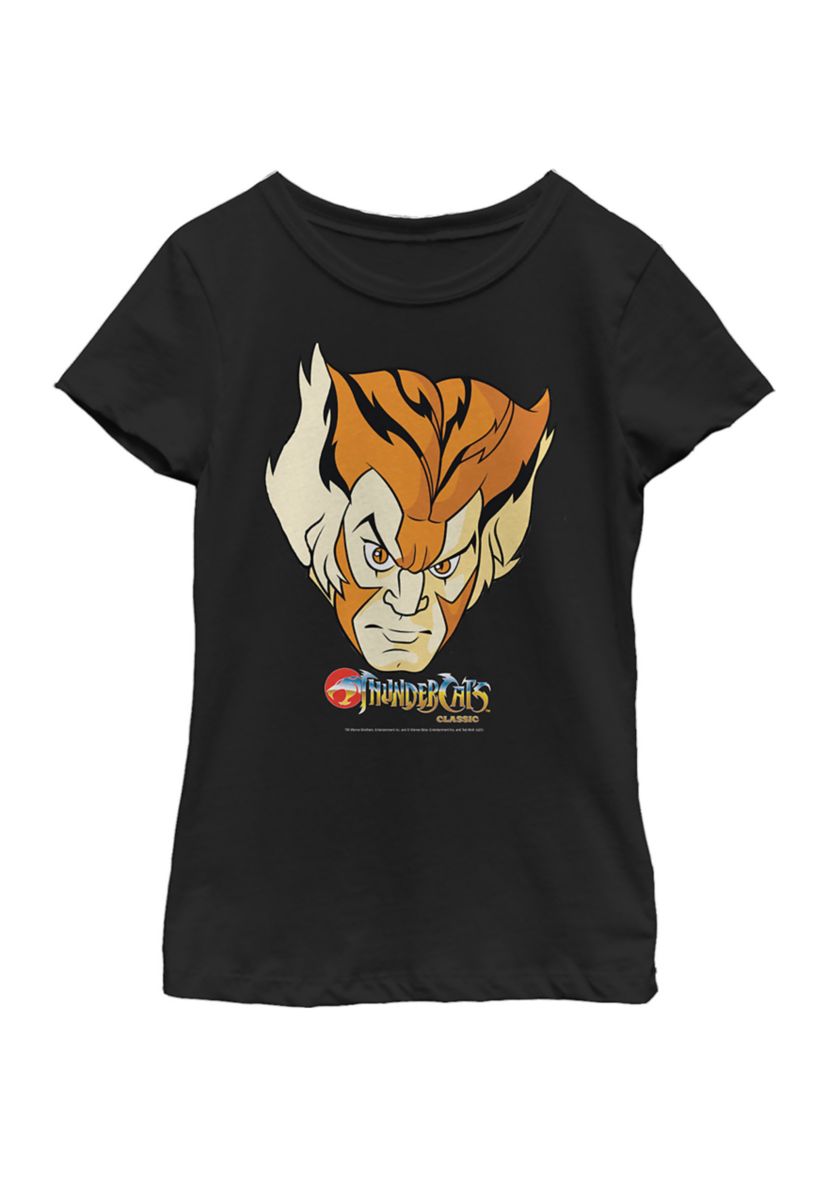 Girls 4-6x Tiger Face Graphic T-Shirt